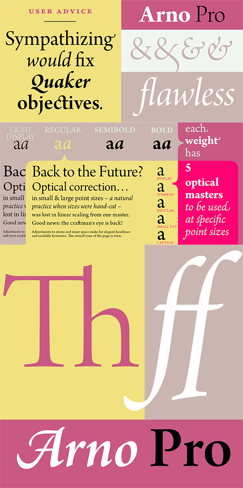 Example font Arno Pro #4